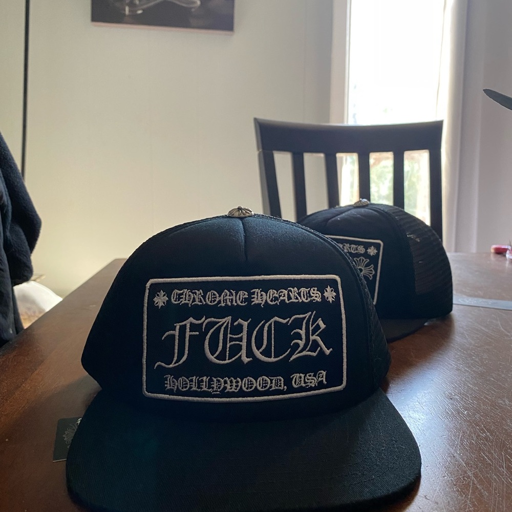 Chrome Hearts Black Mesh Cap